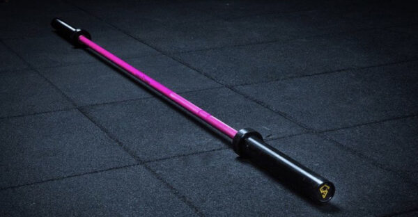 Varnika Strength Olimpiai női rúd, 2010 mm, 50 mm, 680 kg-ig terhelhető, pink markolat - Image 2