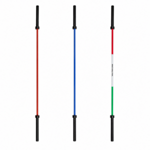 Varnika Strength olimpiai rúd, kerámia bevonattal 220cm x 50mm 680kg-ig terhelhető (kék, piros, Magyar trikolór színekben)